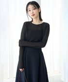 【アンフィーロ 自由区/UNFILO】のストレッチ レーストップス 人気、トレンドファッション・服の通販 founy(ファニー) ファッション Fashion レディースファッション Fashion for Women トップス・カットソー Cut & Sew Tops シャツ・ブラウス・オフィスカジュアル Elegant Blouses & Button-Ups ロングTシャツ・Tシャツ Longline T-Shirts & Tees カットソー・ベーシックTシャツ Cut-and-Sewn Tops / Stretch Tees & Basics アクセサリー Fashion Accessories インナー Innerwear カットソー Cut and Sewn Top ストレッチ Stretch, Stretchy Fabric ラッセル Raschel, Raschel Lace レーシー Lacy, Lace-Like レース Lace, Lace Fabric 春 Spring A/W・秋冬 Autumn/Winter 軽量 Lightweight, Ultra Light thumbnail ブラック|ID: prp329100004634338 ipo3291000000033366259