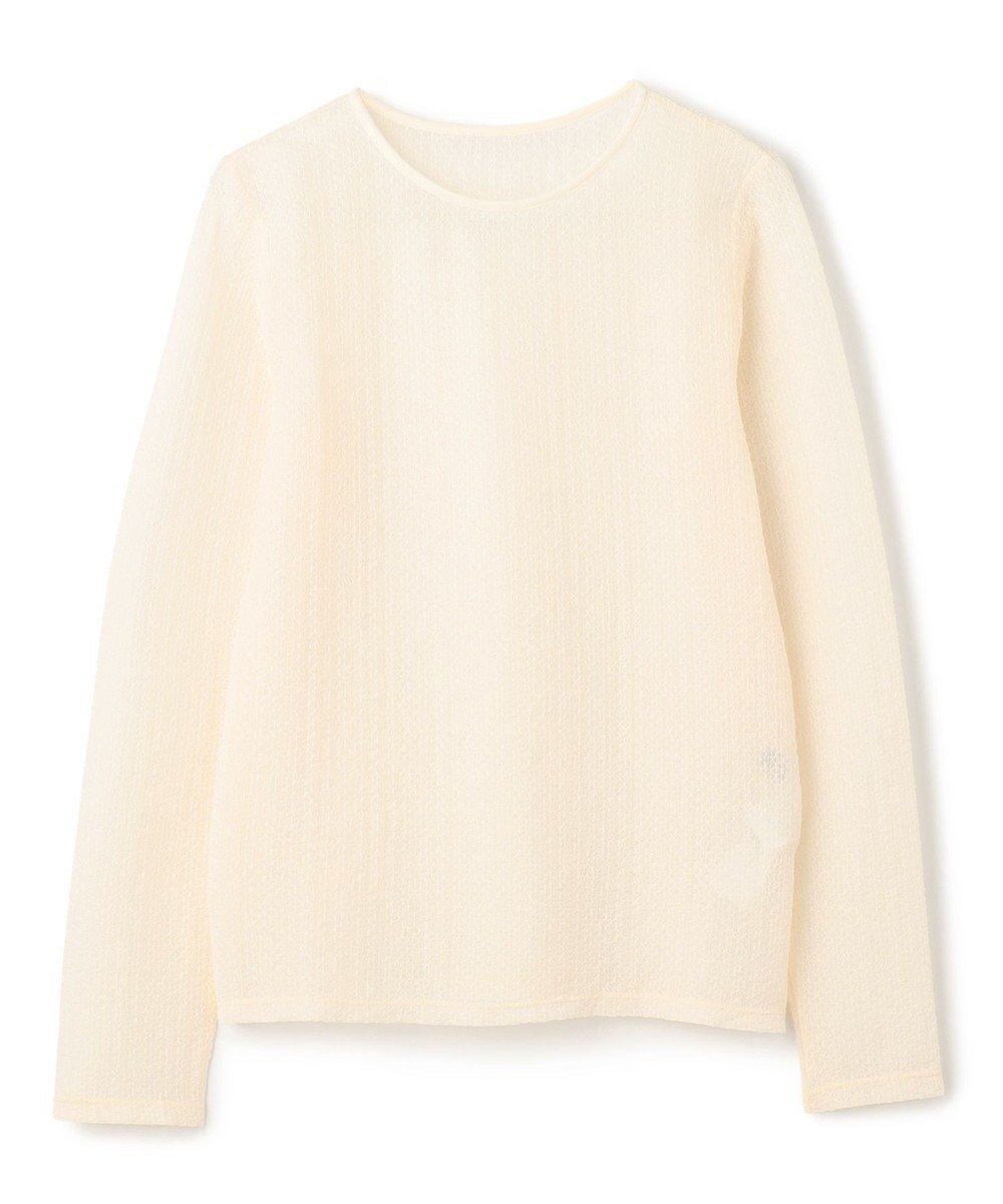 【アンフィーロ 自由区/UNFILO】のストレッチ レーストップス インテリア・キッズ・メンズ・レディースファッション・服の通販 founy(ファニー) ファッション Fashion レディースファッション Fashion for Women トップス・カットソー Cut & Sew Tops シャツ・ブラウス・オフィスカジュアル Elegant Blouses & Button-Ups ロングTシャツ・Tシャツ Longline T-Shirts & Tees カットソー・ベーシックTシャツ Cut-and-Sewn Tops / Stretch Tees & Basics アクセサリー Fashion Accessories インナー Innerwear カットソー Cut and Sewn Top ストレッチ Stretch, Stretchy Fabric ラッセル Raschel, Raschel Lace レーシー Lacy, Lace-Like レース Lace, Lace Fabric 春 Spring A/W・秋冬 Autumn/Winter 軽量 Lightweight, Ultra Light クリーム|ID: prp329100004634338 ipo3291000000033861116