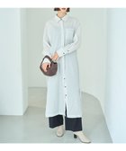【アンフィーロ 自由区/UNFILO】の【洗える/接触冷感】ポプリン シャツワンピース ピンストライプ|ID: prp329100004634341 ipo3291000000033366297