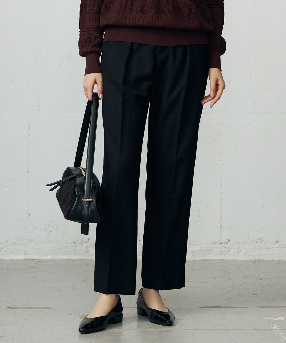 【自由区/JIYU-KU】の【洗える】TRスラブツイルテーパード パンツ 人気、トレンドファッション・服の通販 founy(ファニー) 　ファッション　Fashion　レディースファッション　Fashion for Women　パンツ　Pants & Trousers　ストレッチ　Stretch, Stretchy Fabric　ツイル　Twist, Twisted Detail　ベーシック　Basic, Essential　洗える　Machine Washable　A/W・秋冬　Autumn/Winter　 other-1|ID: prp329100004634346 ipo3291000000033366336