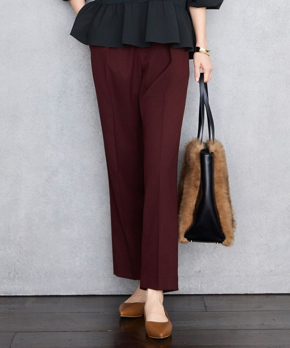 【自由区/JIYU-KU】の【SHIHOさん着用】TRスラブツイルテーパード パンツ 人気、トレンドファッション・服の通販 founy(ファニー) ファッション Fashion レディースファッション Fashion for Women パンツ Pants & Trousers ストレッチ Stretch, Stretchy Fabric ツイル Twist, Twisted Detail ベーシック Basic, Essential A/W・秋冬 Autumn/Winter other-1|ID: prp329100004634346 ipo3291000000034143690