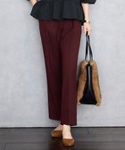 【自由区/JIYU-KU】の【SHIHOさん着用】TRスラブツイルテーパード パンツ ボルドー|ID: prp329100004634346 ipo3291000000034143691