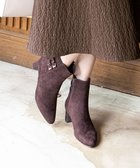 【エニィ スィス/any SiS】の【23.0～24.0cm】ベルト付き ブーツ ブラウン|ID:prp329100004634349