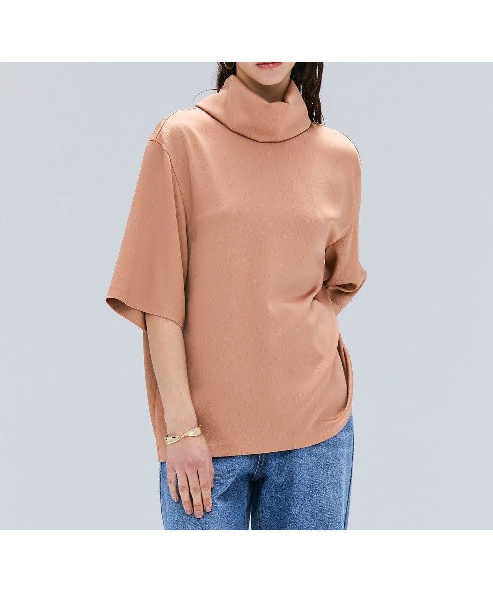 【ベイジ,/BEIGE,】の【洗える・Precious 11月号掲載】LLOYD / ハンマーサテンロールカラー半袖ブラウス インテリア・キッズ・メンズ・レディースファッション・服の通販 founy(ファニー) 雑誌掲載アイテム Magazine Picks & Fashion Features ファッション雑誌 Fashion Magazines プレシャス Precious ファッション Fashion レディースファッション Fashion for Women トップス・カットソー Cut & Sew Tops シャツ・ブラウス・オフィスカジュアル Elegant Blouses & Button-Ups 11月号 November Issue とろみ Fluid, Flowy Fabric サテン Satin, Glossy Fabric フォルム Silhouette, Form ワイド Wide, Wide Fit 半袖 Short Sleeve, Half Sleeve 洗える Machine Washable A/W・秋冬 Autumn/Winter 雑誌 Magazine, Fashion Magazine Coral|ID: prp329100004634385 ipo3291000000033366634