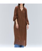 【ベイジ,/BEIGE,】のCALLERRY / シルク混ドットギャザーワンピース Caramel|ID: prp329100004634387 ipo3291000000033366643