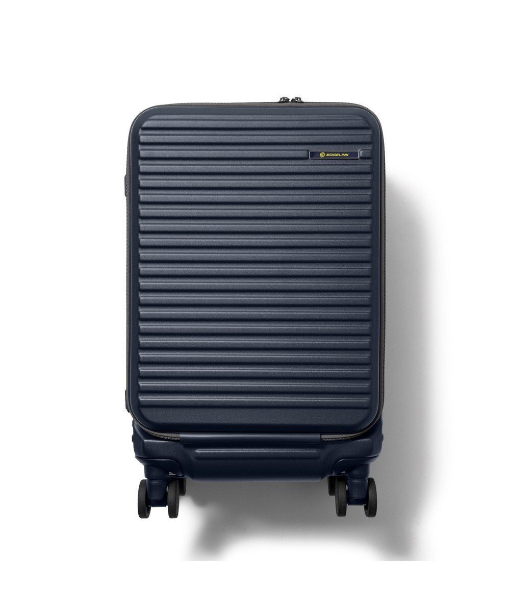 【エースバッグズアンドラゲッジ/ACE BAGS & LUGGAGE】のEDGELINK クルーズボックス スーツケース 33L 機内持込 05801 エッジリンク インテリア・キッズ・メンズ・レディースファッション・服の通販 founy(ファニー) 　ファッション　Fashion　レディースファッション　Fashion for Women　スーツ　Business Suits & Workwear　クッション　Cushion, Throw Pillow　シンプル　Simple, Minimal　スマート　Smart, Elegant　トレンド　Trend, Trending Now　フロント　Front, Front Design　ボックス　Boxy, Box Shape　ポケット　Pocket, Pocket Detail　メッシュ　Mesh, Net Fabric　再入荷　Restock / Back in Stock　旅行　Travel　スーツケース キャリーケース　Suitcase / Carry Case　ネイビー|ID: prp329100004634404 ipo3291000000033366738