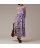 【グレース コンチネンタル/GRACE CONTINENTAL】のカットワークマキシドレス ラベンダー|ID: prp329100004634406 ipo3291000000033366750