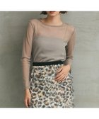 【グレース コンチネンタル/GRACE CONTINENTAL】のメッシュインナートップ ベージュ|ID: prp329100004634409 ipo3291000000033366765