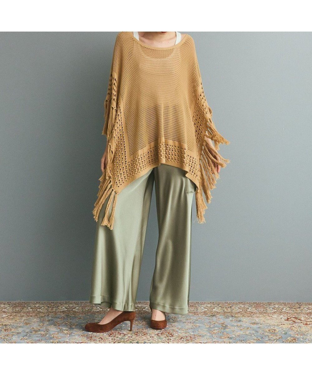 【グレース コンチネンタル/GRACE CONTINENTAL】のニットフリンジケープ 人気、トレンドファッション・服の通販 founy(ファニー) ファッション Fashion レディースファッション Fashion for Women トップス・カットソー Cut & Sew Tops ニット Knit Tops & Sweaters セーター Sweater, Knitwear フリンジ Fringe, Tassel メッシュ Mesh, Net Fabric リラックス Relax, Relaxed Fit 夏 Summer S/S・春夏 SS, Spring/Summer, Warm Season A/W・秋冬 Autumn/Winter other-1|ID: prp329100004634411 ipo3291000000033366784