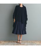 【グレース コンチネンタル/GRACE CONTINENTAL】のニットフリンジケープ 人気、トレンドファッション・服の通販 founy(ファニー) ファッション Fashion レディースファッション Fashion for Women トップス・カットソー Cut & Sew Tops ニット Knit Tops & Sweaters セーター Sweater, Knitwear フリンジ Fringe, Tassel メッシュ Mesh, Net Fabric リラックス Relax, Relaxed Fit 夏 Summer S/S・春夏 SS, Spring/Summer, Warm Season A/W・秋冬 Autumn/Winter thumbnail ネイビー|ID: prp329100004634411 ipo3291000000033366788
