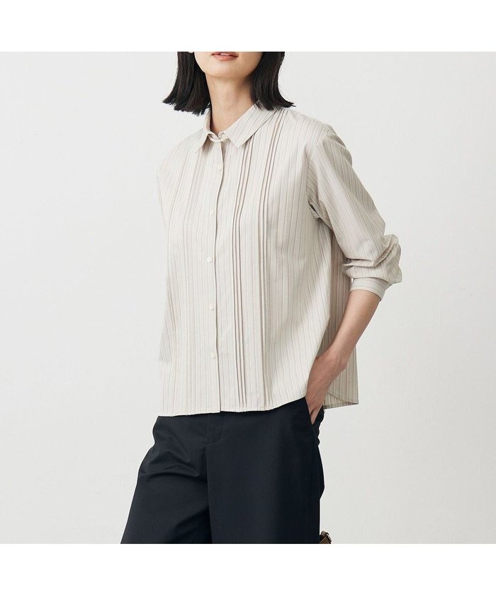 【ジェイ プレス/J.PRESS】のストライプジャージー シャツライク カットソー インテリア・キッズ・メンズ・レディースファッション・服の通販 founy(ファニー) https://founy.com/ ファッション Fashion レディースファッション Fashion for Women トップス・カットソー Cut & Sew Tops シャツ・ブラウス・オフィスカジュアル Elegant Blouses & Button-Ups ロングTシャツ・Tシャツ Longline T-Shirts & Tees カットソー・ベーシックTシャツ Cut-and-Sewn Tops / Stretch Tees & Basics カットソー Cut and Sewn Top ストライプ Stripe, Striped Pattern ストレッチ Stretch, Stretchy Fabric ヨーク Yoke, Yoke Design A/W・秋冬 Autumn/Winter S/S・春夏 SS, Spring/Summer, Warm Season 夏 Summer |ID: prp329100004634445 ipo3291000000034188819