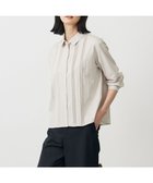 【ジェイ プレス/J.PRESS】のストライプジャージー シャツライク カットソー グレージュストライプ系|ID: prp329100004634445 ipo3291000000034188820