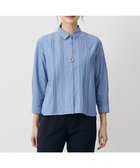 【ジェイ プレス/J.PRESS】のストライプジャージー シャツライク カットソー ダルブルーストライプ系|ID: prp329100004634445 ipo3291000000034188821