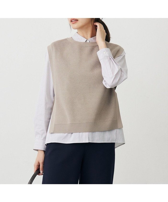 【ジェイ プレス/J.PRESS】の【洗える】ニット ベスト インテリア・キッズ・メンズ・レディースファッション・服の通販 founy(ファニー) https://founy.com/ ファッション Fashion レディースファッション Fashion for Women アウター Coat / Outerwear Collection トップス・カットソー Cut & Sew Tops ニット Knit Tops & Sweaters ベスト&ジレ / 重ね着スタイル Vests & Gilets カットソー Cut and Sewn Top ベスト Vest, Waistcoat 洗える Machine Washable 畦 Ribbed Knit A/W・秋冬 Autumn/Winter |ID: prp329100004634450 ipo3291000000033367076