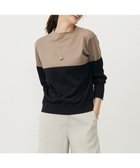 【ジェイ プレス/J.PRESS】のVis/Peスパーク カラーブロッキング ニット モカ×ダークブラウン系|ID: prp329100004634460 ipo3291000000036114142