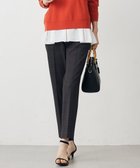 【ジェイ プレス/J.PRESS】の【洗える】アルガンシルク チェック テーパード パンツ チャコールチェック系|ID: prp329100004634464 ipo3291000000033367162