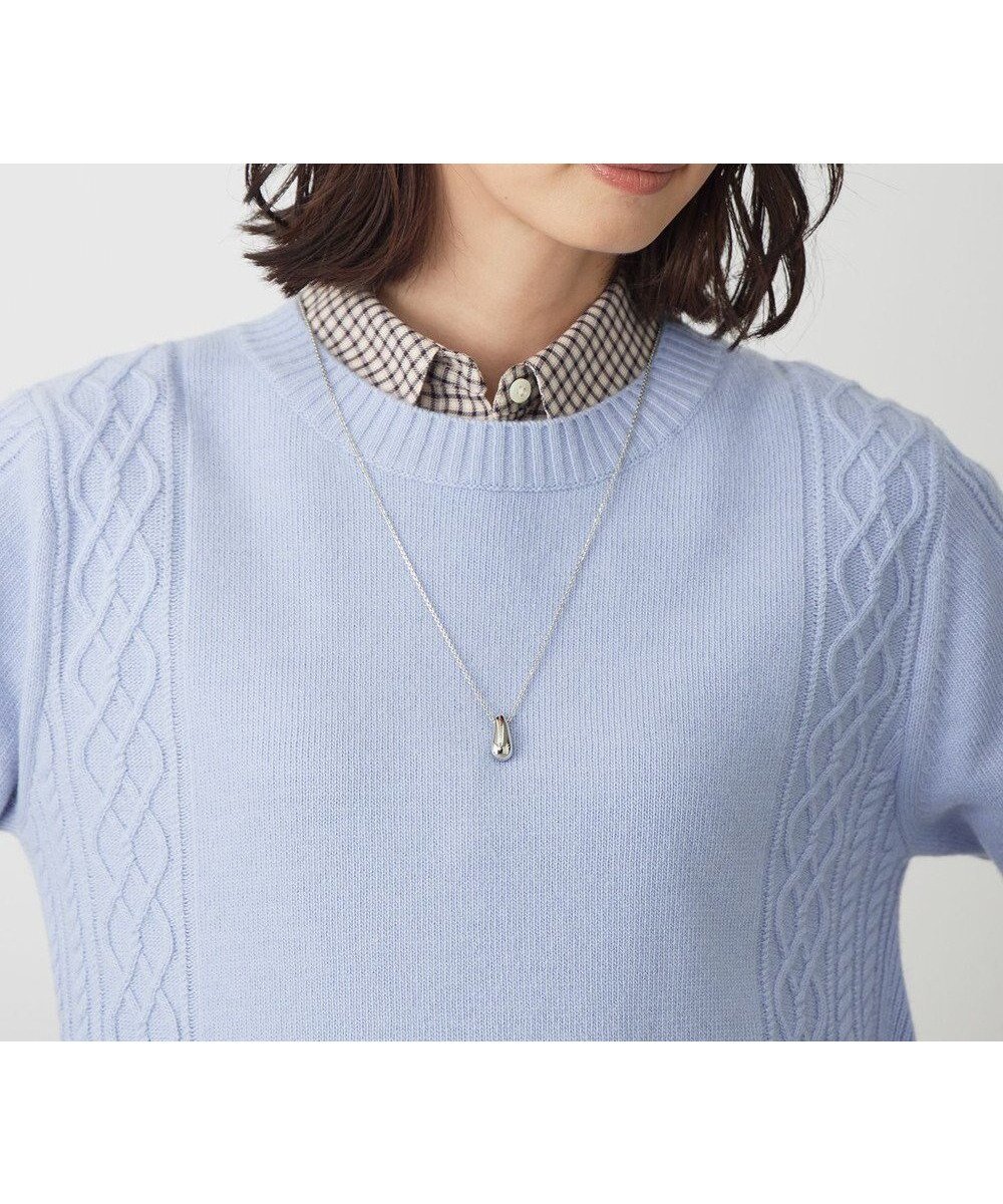 【ジェイ プレス/J.PRESS】のshizuku ワントップ ネックレス 人気、トレンドファッション・服の通販 founy(ファニー) 　ファッション　Fashion　レディースファッション　Fashion for Women　ジュエリー　Jewelry　ネックレス　Necklaces & Pendants　アクセサリー　Fashion Accessories　シルバー　Silver, Metallic Silver　シンプル　Simple, Minimal　チェーン　Chain, Chain Strap　ネックレス　Necklace, Pendant Necklace　プレート　Plate, Dish　モダン　Modern, Contemporary　エレガント 上品　Elegant　 other-1|ID: prp329100004634468 ipo3291000000035619642