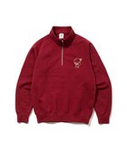 【ジェイ プレス/J.PRESS / MEN】の【AaronChang】【UNISEX】ワンポイントハーフジップ スウェットシャツ ワイン系|ID: prp329100004634482 ipo3291000000033367273