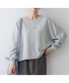 【23区/NIJYUSANKU】の【洗える】シャイニーコットンテリー ドルマン スウェット ライトグレー系|ID: prp329100004634485 ipo3291000000035545931