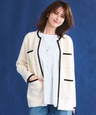 【23区/NIJYUSANKU】の【洗える】ミニブークレニット バイカラー ジャケット 人気、トレンドファッション・服の通販 founy(ファニー) ファッション Fashion レディースファッション Fashion for Women アウター Coat / Outerwear Collection レディースジャケット・軽アウター Jackets インナー Innerwear 洗える Machine Washable コーディガン Coatigan, Knit Coat ジャケット Jacket, Outerwear ストレッチ Stretch, Stretchy Fabric ロング Long, Long-Length A/W・秋冬 Autumn/Winter 冬 Winter / This Winter エレガント 上品 Elegant 2025年 2025 2025-2026秋冬・A/W Autumn/Winter 2025–26 AW25–26 thumbnail アイボリー×ブラック|ID: prp329100004634492 ipo3291000000033821170