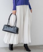 【23区/NIJYUSANKU】の【見上愛さん着用/洗える】パウダリータイプライター プリーツ スカート アイボリー系|ID: prp329100004634500 ipo3291000000033821174