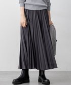 【23区/NIJYUSANKU】の【見上愛さん着用/洗える】パウダリータイプライター プリーツ スカート グレー系|ID: prp329100004634500 ipo3291000000033821176