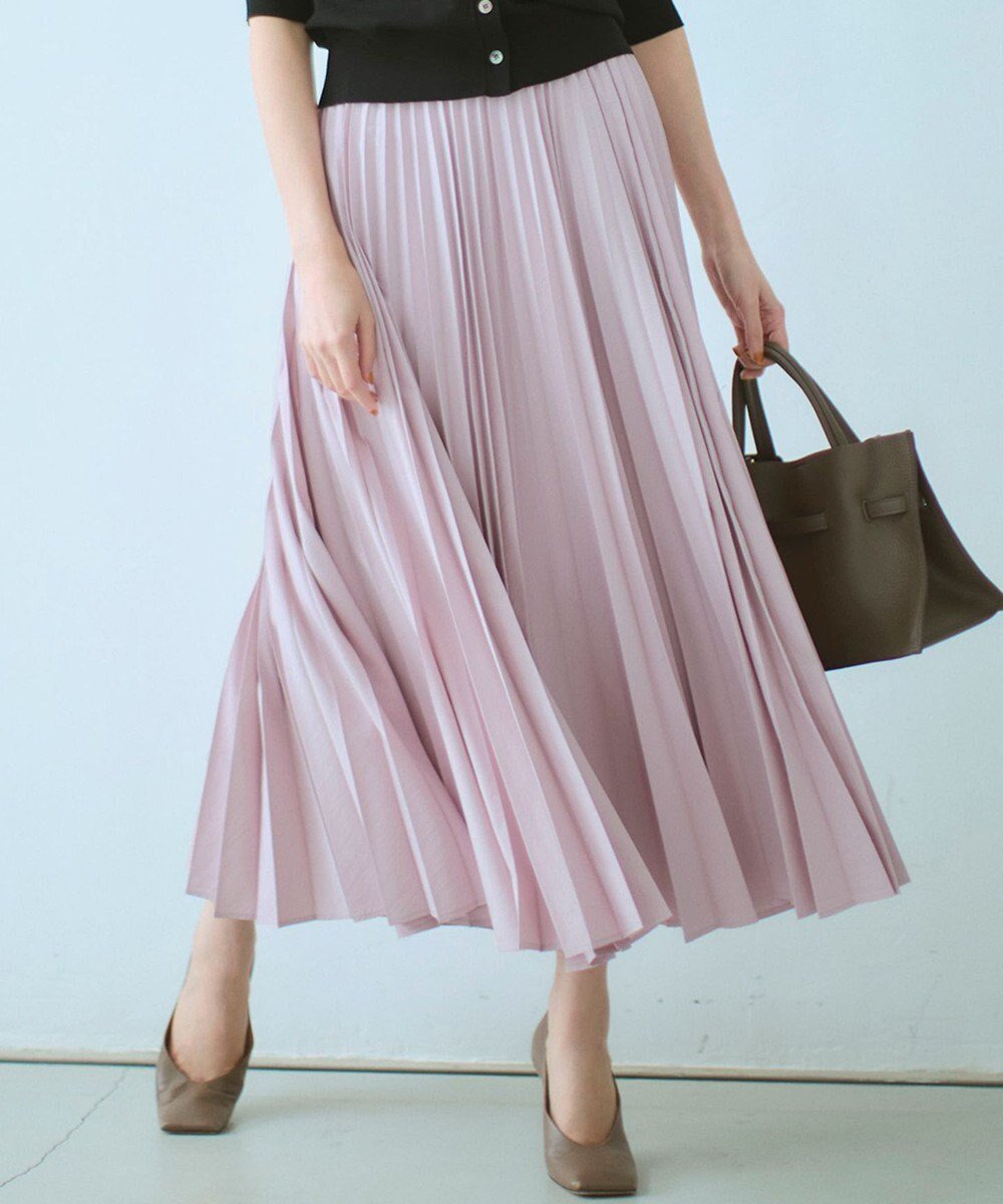 【23区/NIJYUSANKU】の【見上愛さん着用/CanCam11月号掲載】パウダリータイプライター プリーツ スカート インテリア・キッズ・メンズ・レディースファッション・服の通販 founy(ファニー) 雑誌掲載アイテム Magazine Picks & Fashion Features ファッション雑誌 Fashion Magazines キャンキャン CanCam ファッション Fashion レディースファッション Fashion for Women スカート Skirts プリーツスカート / 上品フェミニンスタイル Pleated Skirts ヴィンテージ Vintage Style 秋 Autumn 11月号 November Issue シンプル Simple, Minimal 雑誌 Magazine, Fashion Magazine タイプライター Typewriter Fabric, Crisp Cotton タフタ Taffeta, Structured Fabric バランス Balance, Style Balance プリーツ Pleats, Pleated 冬 Winter / This Winter A/W・秋冬 Autumn/Winter S/S・春夏 SS, Spring/Summer, Warm Season 夏 Summer 2025年 2025 2025-2026秋冬・A/W Autumn/Winter 2025–26 AW25–26 ピンク系|ID: prp329100004634500 ipo3291000000033883406