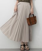 【23区/NIJYUSANKU】の【見上愛さん着用/CanCam11月号掲載】パウダリータイプライター プリーツ スカート ベージュ系|ID: prp329100004634500 ipo3291000000035373310