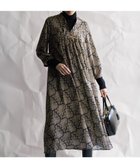 【23区/NIJYUSANKU】の【洗える】Ratti ヴィンテージペイズリープリント ワンピース モノトーンプリント|ID: prp329100004634503 ipo3291000000033367404