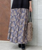 【23区/NIJYUSANKU】の【洗える】Ratti ヴィンテージペイズリープリント スカート ブループリント|ID: prp329100004634507 ipo3291000000035549634