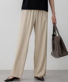 【23区/NIJYUSANKU】の【洗える】スエーディーサテン ワイド パンツ ベージュ系|ID: prp329100004634514 ipo3291000000033367467