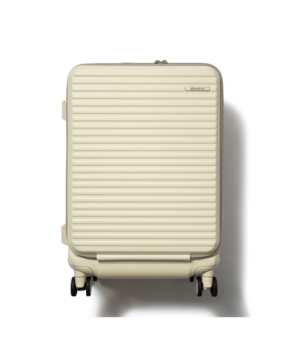 【エースバッグズアンドラゲッジ/ACE BAGS & LUGGAGE】のEDGELINK クルーズボックス スーツケース 52L 05802 エッジリンク インテリア・キッズ・メンズ・レディースファッション・服の通販 founy(ファニー) 　ファッション　Fashion　レディースファッション　Fashion for Women　スーツ　Business Suits & Workwear　クッション　Cushion, Throw Pillow　シンプル　Simple, Minimal　スマート　Smart, Elegant　トレンド　Trend, Trending Now　フロント　Front, Front Design　ボックス　Boxy, Box Shape　ポケット　Pocket, Pocket Detail　メッシュ　Mesh, Net Fabric　再入荷　Restock / Back in Stock　旅行　Travel　スーツケース キャリーケース　Suitcase / Carry Case　アイボリー|ID: prp329100004634516 ipo3291000000033367481