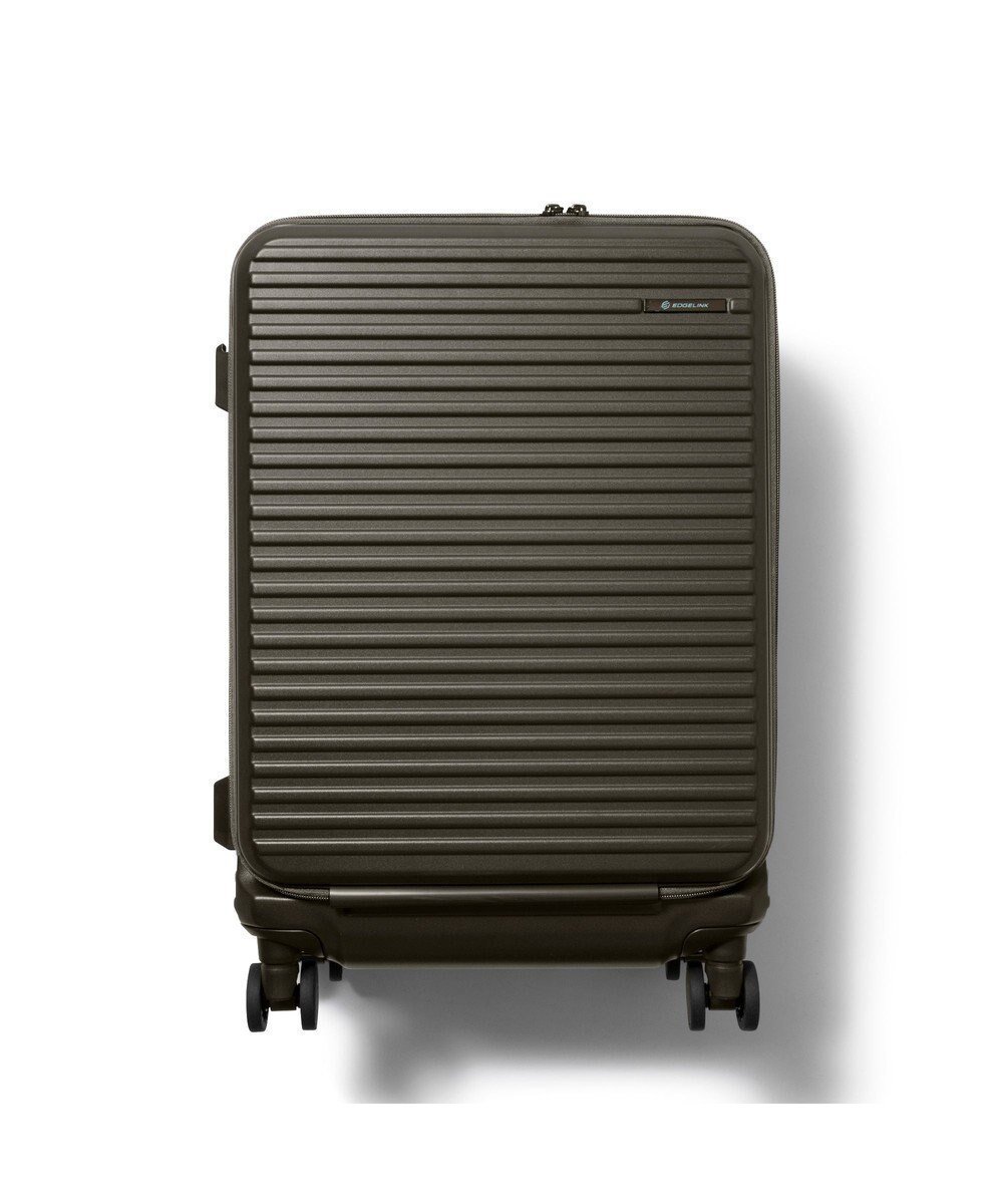 【エースバッグズアンドラゲッジ/ACE BAGS & LUGGAGE】のEDGELINK クルーズボックス スーツケース 52L 05802 エッジリンク インテリア・キッズ・メンズ・レディースファッション・服の通販 founy(ファニー) 　ファッション　Fashion　レディースファッション　Fashion for Women　スーツ　Business Suits & Workwear　クッション　Cushion, Throw Pillow　シンプル　Simple, Minimal　スマート　Smart, Elegant　トレンド　Trend, Trending Now　フロント　Front, Front Design　ボックス　Boxy, Box Shape　ポケット　Pocket, Pocket Detail　メッシュ　Mesh, Net Fabric　再入荷　Restock / Back in Stock　旅行　Travel　スーツケース キャリーケース　Suitcase / Carry Case　チョコレート|ID: prp329100004634516 ipo3291000000033367482