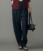 【自由区/JIYU-KU】の【洗える】デニムライクツイルカーブテーパード パンツ ダークインディゴ|ID: prp329100004634524 ipo3291000000033367551