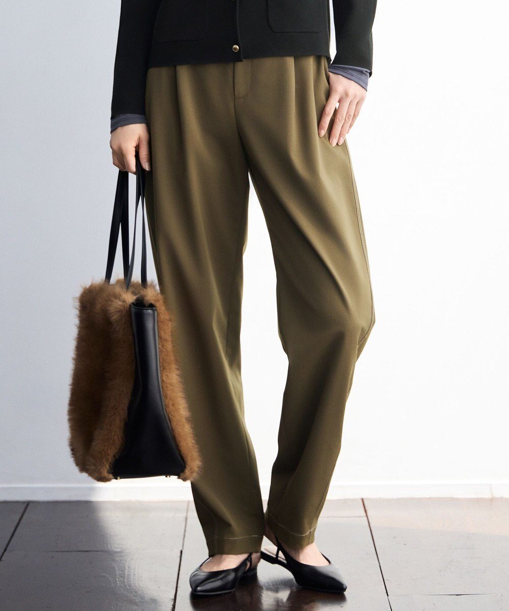 【自由区/JIYU-KU】の【SHIHOさん着用】デニムライクツイルカーブテーパード パンツ 人気、トレンドファッション・服の通販 founy(ファニー) ファッション Fashion レディースファッション Fashion for Women パンツ Pants & Trousers ウォッシャブル Machine Washable シャンブレー Chambray, Denim-Like Fabric ストレッチ Stretch, Stretchy Fabric デニム Denim, Jeans Material トレンド Trend, Trending Now フィット Fit, Slim Fit フォルム Silhouette, Form A/W・秋冬 Autumn/Winter other-1|ID: prp329100004634524 ipo3291000000034170219