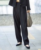 【自由区/JIYU-KU】の【SHIHOさん着用】デニムライクツイルカーブテーパード パンツ ダークインディゴ|ID: prp329100004634524 ipo3291000000035596102