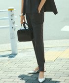 【23区/NIJYUSANKU】の【洗える】TWマットクロス スティック パンツ チャコール系|ID: prp329100004634532 ipo3291000000033599286