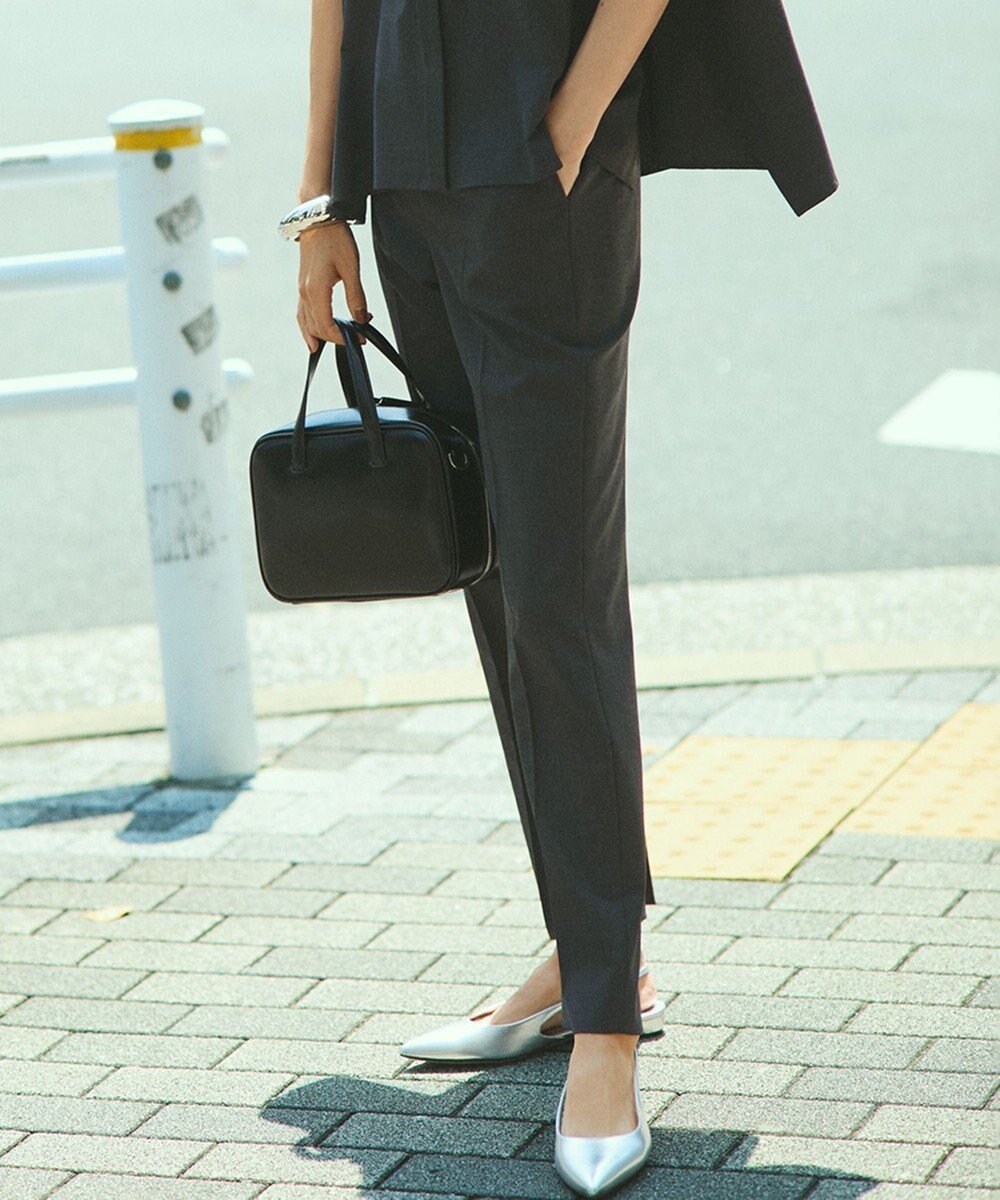 【23区/NIJYUSANKU】の【洗える】TWマットクロス スティック パンツ インテリア・キッズ・メンズ・レディースファッション・服の通販 founy(ファニー) ファッション Fashion レディースファッション Fashion for Women パンツ Pants & Trousers 洗える Machine Washable クラシカル Classical, Vintage-Inspired シンプル Simple, Minimal ジャケット Jacket, Outerwear ストレッチ Stretch, Stretchy Fabric スリット Slit, Slit Detail スリム Slim, Slim Fit セットアップ Set-Up, Coordinated Outfit ワイド Wide, Wide Fit A/W・秋冬 Autumn/Winter 冬 Winter / This Winter S/S・春夏 SS, Spring/Summer, Warm Season おすすめ Recommended / Our Picks 夏 Summer エレガント 上品 Elegant ビジネス 仕事 通勤 Business / Work / Commuting 2025年 2025 2025-2026秋冬・A/W Autumn/Winter 2025–26 AW25–26 チャコール系|ID: prp329100004634532 ipo3291000000033599286