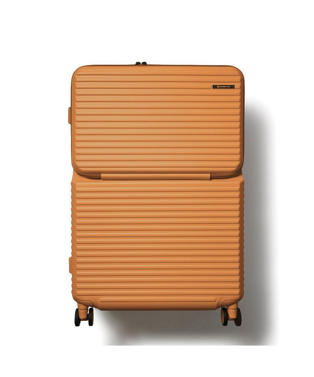 【エースバッグズアンドラゲッジ/ACE BAGS & LUGGAGE】のEDGELINK クルーズボックス スーツケース 101L 05804 エッジリンク インテリア・キッズ・メンズ・レディースファッション・服の通販 founy(ファニー) 　ファッション　Fashion　レディースファッション　Fashion for Women　スーツ　Business Suits & Workwear　クッション　Cushion, Throw Pillow　シンプル　Simple, Minimal　スマート　Smart, Elegant　トレンド　Trend, Trending Now　フロント　Front, Front Design　ボックス　Boxy, Box Shape　ポケット　Pocket, Pocket Detail　メッシュ　Mesh, Net Fabric　再入荷　Restock / Back in Stock　旅行　Travel　スーツケース キャリーケース　Suitcase / Carry Case　オレンジ|ID: prp329100004634539 ipo3291000000033367647