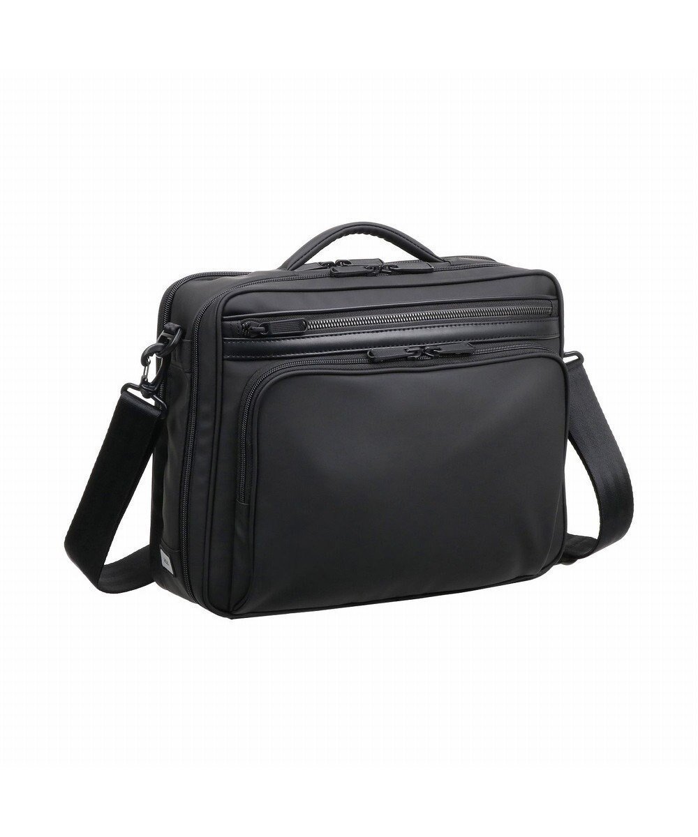 【エース バッグズ アンド ラゲッジ/ACE BAGS & LUGGAGE / MEN】のace. フレックスライトコート ビジネスバッグ 高強度PU加工生地 A4サイズ 8L 68234 エース インテリア・キッズ・メンズ・レディースファッション・服の通販 founy(ファニー) 　ファッション　Fashion　メンズファッション　Fashion for Men　バッグ　Bags　ショルダー　Shoulder, Shoulder Strap　フィット　Fit, Slim Fit　ベーシック　Basic, Essential　ポケット　Pocket, Pocket Detail　メンズ　Men's, Menswear　ビジネス 仕事 通勤　Business / Work / Commuting　ブラック|ID: prp329100004634725 ipo3291000000033370361