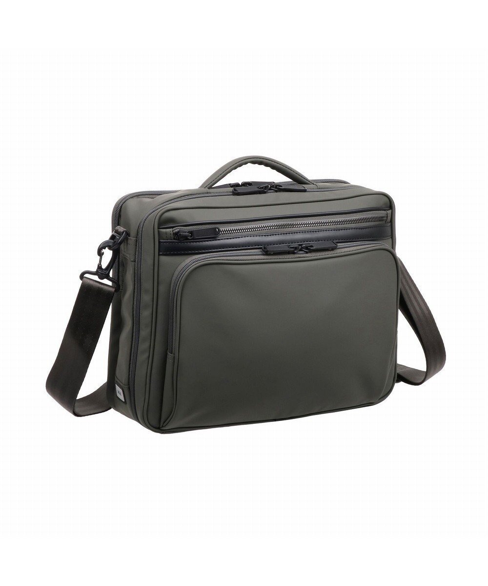 【エース バッグズ アンド ラゲッジ/ACE BAGS & LUGGAGE / MEN】のace. フレックスライトコート ビジネスバッグ 高強度PU加工生地 A4サイズ 8L 68234 エース インテリア・キッズ・メンズ・レディースファッション・服の通販 founy(ファニー) 　ファッション　Fashion　メンズファッション　Fashion for Men　バッグ　Bags　ショルダー　Shoulder, Shoulder Strap　フィット　Fit, Slim Fit　ベーシック　Basic, Essential　ポケット　Pocket, Pocket Detail　メンズ　Men's, Menswear　ビジネス 仕事 通勤　Business / Work / Commuting　カーキ|ID: prp329100004634725 ipo3291000000033370362