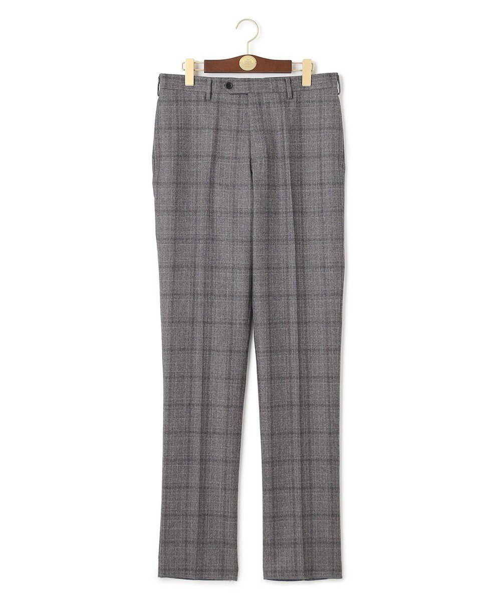【ジェイ プレス/J.PRESS / MEN】の【WEB・一部店舗限定】 ムリネチェック スラックス インテリア・キッズ・メンズ・レディースファッション・服の通販 founy(ファニー) 　ファッション　Fashion　メンズファッション　Fashion for Men　ボトムス　Bottoms　ジャケット　Jacket, Outerwear　ストレッチ　Stretch, Stretchy Fabric　スラックス　Slacks, Dress Pants　ツイード　Twill, Twill Weave　定番　Standard, Basic Item　A/W・秋冬　Autumn/Winter　グレー系3|ID: prp329100004634728 ipo3291000000033408721