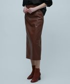 【ベイジ,/BEIGE,】の【GISELe 121月合併号掲載】DUPHOT / フェイクレザースカート Camel|ID: prp329100004634740 ipo3291000000034411592