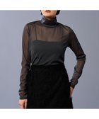 【アンクレイヴ/uncrave】のトリコットシフォン ハイネック カットソー(uncrave STANDARD) 人気、トレンドファッション・服の通販 founy(ファニー) ファッション Fashion レディースファッション Fashion for Women トップス・カットソー Cut & Sew Tops シャツ・ブラウス・オフィスカジュアル Elegant Blouses & Button-Ups ロングTシャツ・Tシャツ Longline T-Shirts & Tees カットソー・ベーシックTシャツ Cut-and-Sewn Tops / Stretch Tees & Basics インナー Innerwear 秋 Autumn カットソー Cut and Sewn Top 今季 This Season, Current Season シフォン Chiffon, Lightweight Fabric ジャケット Jacket, Outerwear ストレッチ Stretch, Stretchy Fabric ハイネック High Neck, Mock Neck ビスチェ Bustier, Corset Top 冬 Winter / This Winter A/W・秋冬 Autumn/Winter S/S・春夏 SS, Spring/Summer, Warm Season 夏 Summer エレガント 上品 Elegant thumbnail スレート|ID: prp329100004634745 ipo3291000000036255047