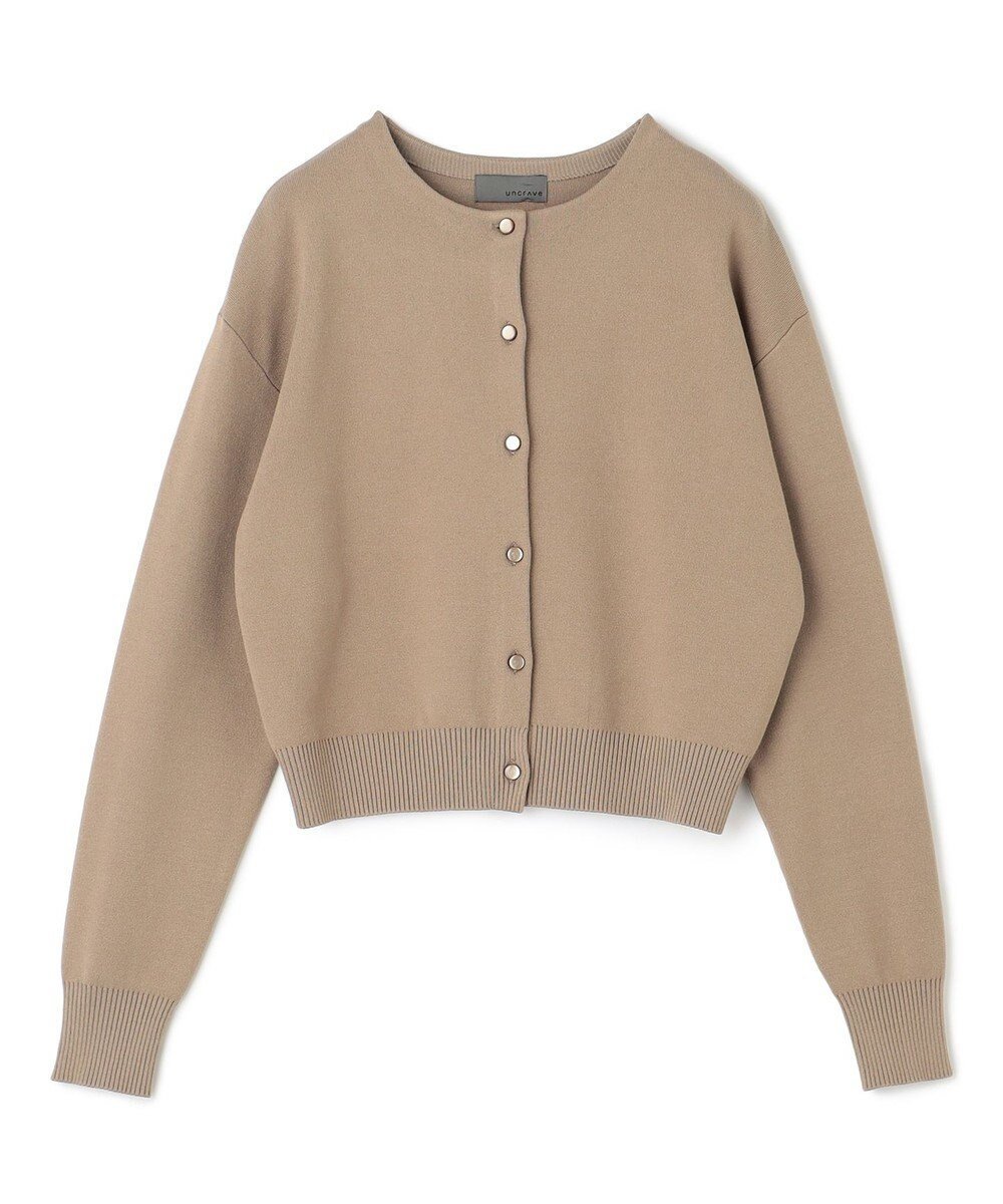 【アンクレイヴ/uncrave】の【手洗い可】スムース ニット カーディガン(uncrave STANDARD) インテリア・キッズ・メンズ・レディースファッション・服の通販 founy(ファニー) 　ファッション　Fashion　レディースファッション　Fashion for Women　トップス・カットソー　Cut & Sew Tops　ニット　Knit Tops & Sweaters　カーディガン・羽織り　Layered Style Cardigans　カーディガン　Cardigan, Knitwear　A/W・秋冬　Autumn/Winter　再入荷　Restock / Back in Stock　カーキベージュ|ID: prp329100004634746 ipo3291000000033370973