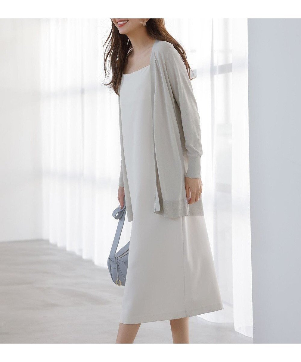 【アンフィーロ 自由区/UNFILO】の【イージーケア】Iラインキャミワンピース 人気、トレンドファッション・服の通販 founy(ファニー) 　ファッション　Fashion　レディースファッション　Fashion for Women　ワンピース　Dresses　キャミソールワンピース　Camisole Dresses　インナー　Innerwear　春　Spring　軽量　Lightweight, Ultra Light　シアー　Sheer, See-Through　ストレッチ　Stretch, Stretchy Fabric　雑誌　Magazine, Fashion Magazine　タートルネック　Turtleneck, High Neck　ダブル　Double, Double-Breasted　トレンド　Trend, Trending Now　S/S・春夏　SS, Spring/Summer, Warm Season　おすすめ　Recommended / Our Picks　夏　Summer　エレガント 上品　Elegant　 other-1|ID: prp329100004634750 ipo3291000000033371131