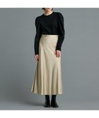 【アンクレイヴ/uncrave】の【洗える】サテン フレアスカート(uncrave STANDARD) ベージュ|ID: prp329100004634751 ipo3291000000034233088