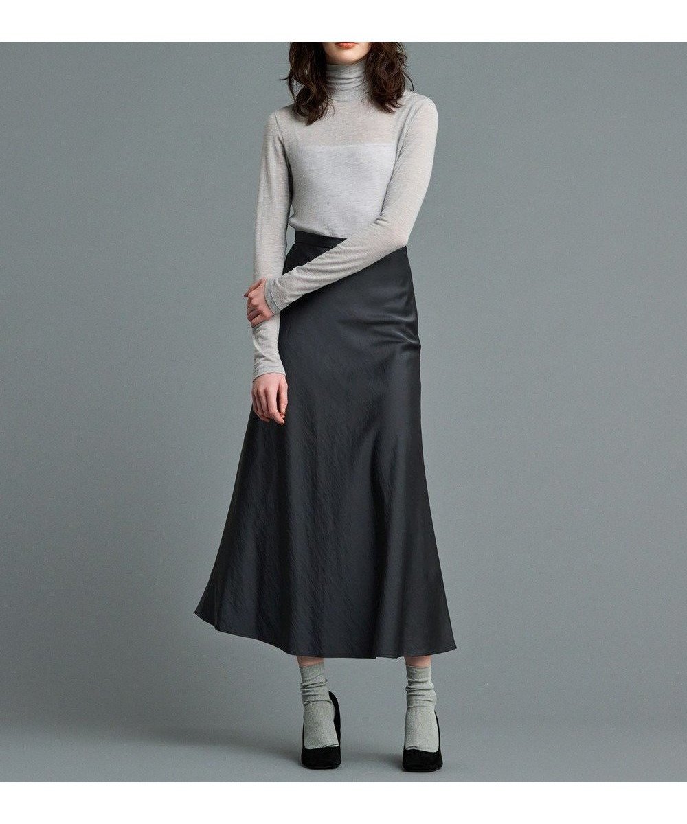 【アンクレイヴ/uncrave】の【洗える】サテン フレアスカート(uncrave STANDARD) インテリア・キッズ・メンズ・レディースファッション・服の通販 founy(ファニー) 　ファッション　Fashion　レディースファッション　Fashion for Women　スカート　Skirts　Aライン・フレアスカート　A-Line & Flared Skirts　エレガント 上品　Elegant　洗える　Machine Washable　サテン　Satin, Glossy Fabric　ドレープ　Drape, Draping Fabric　フレア　Flare, Flared　ラグジュアリー　Luxury, Elegant　ロング　Long, Long-Length　A/W・秋冬　Autumn/Winter　S/S・春夏　SS, Spring/Summer, Warm Season　夏　Summer　スレート|ID: prp329100004634751 ipo3291000000034233092