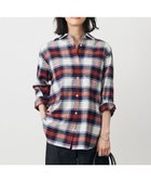 【ジェイ プレス/J.PRESS】のコットン起毛タータンチェック シャツ ブラウス オフ×ネイビー×レッドチェック系|ID: prp329100004634760 ipo3291000000033371507