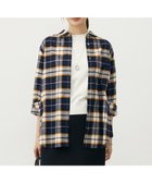 【ジェイ プレス/J.PRESS】のコットン起毛タータンチェック シャツ ブラウス ネイビー×オフ×イエローチェック系|ID: prp329100004634760 ipo3291000000035466559